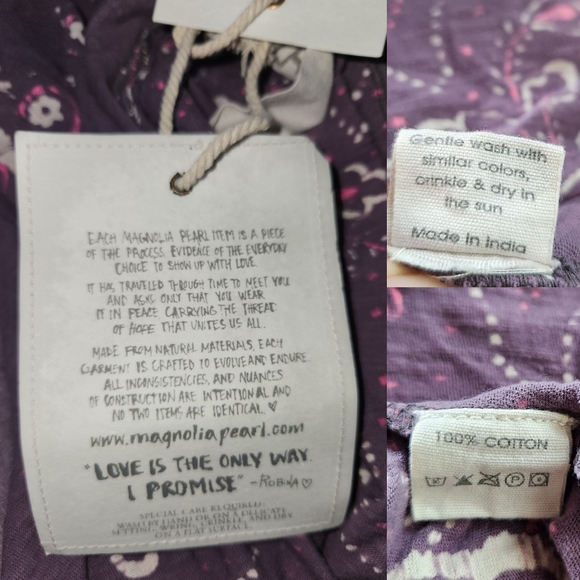 New magnolia pearl stargazer cardi purple pink bandana cardigan OS Karesa ithaca - Picture 16 of 16